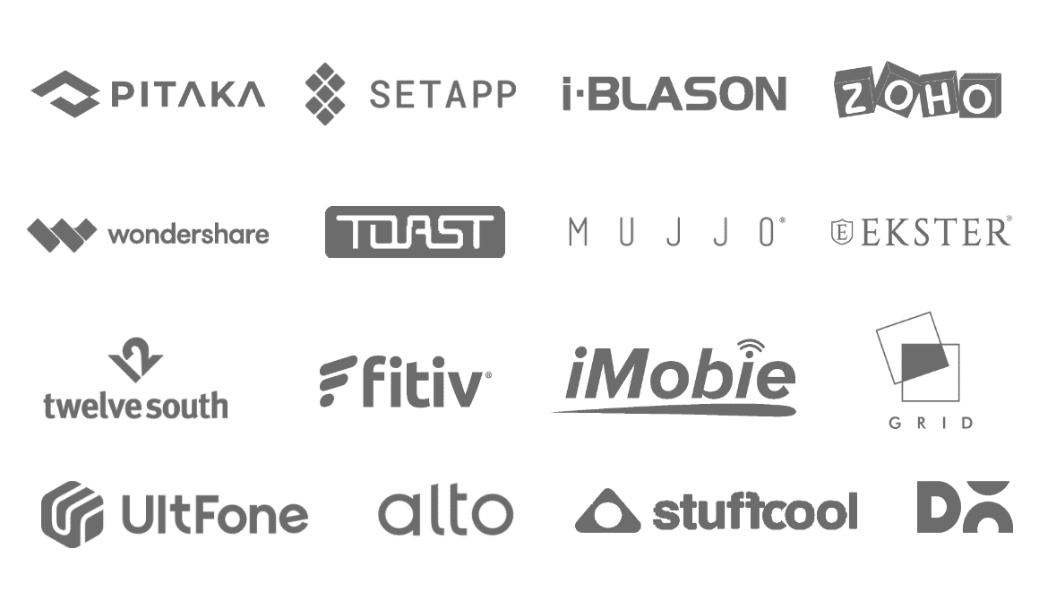 Brands that trust iGeeksBlog — logos of partner companies