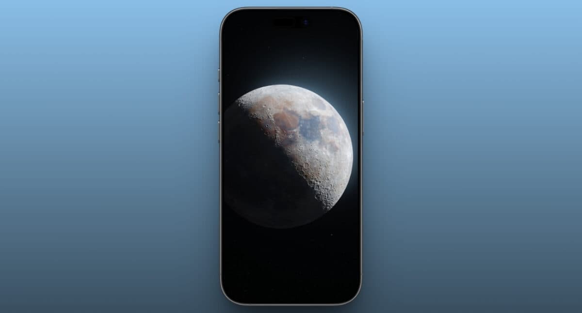 Cinematic full moon wallpaper