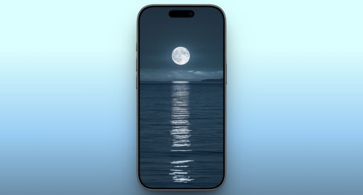 Moon Reflection on Ocean