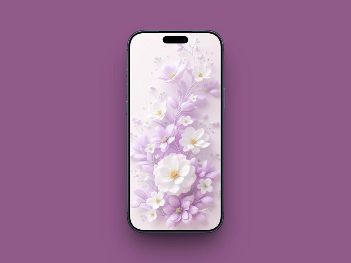 Pastel Floral Dream wallpaper for iPhone