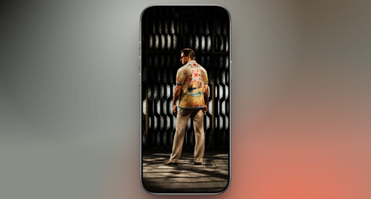 Jason's floral shirt on a dark background