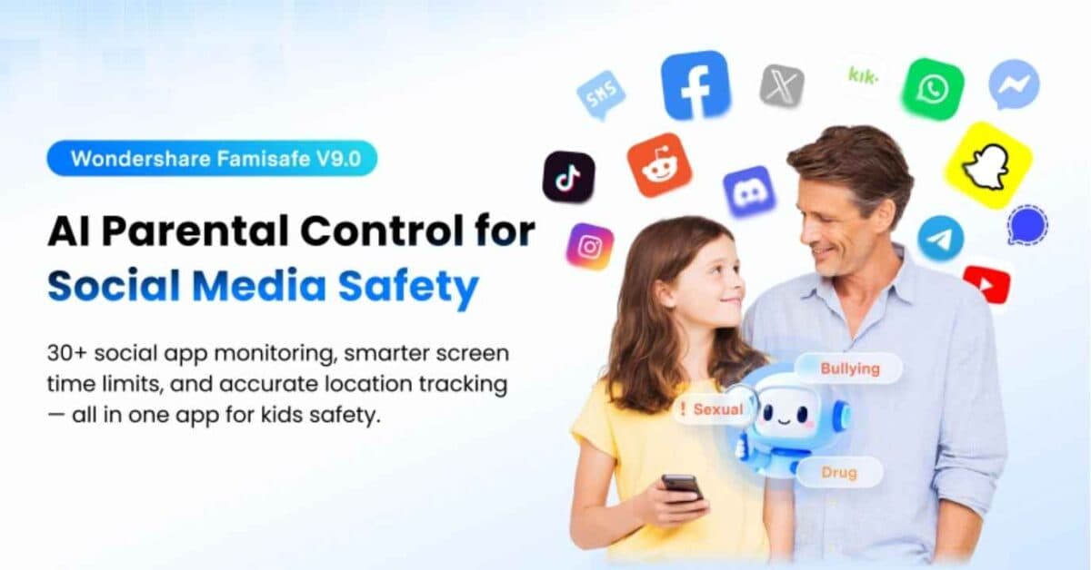 Wondershare FamiSafe AI-Powered Parental Control 