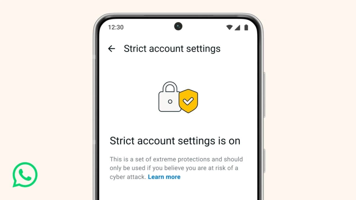 Strict Account Settings in WhatsApp