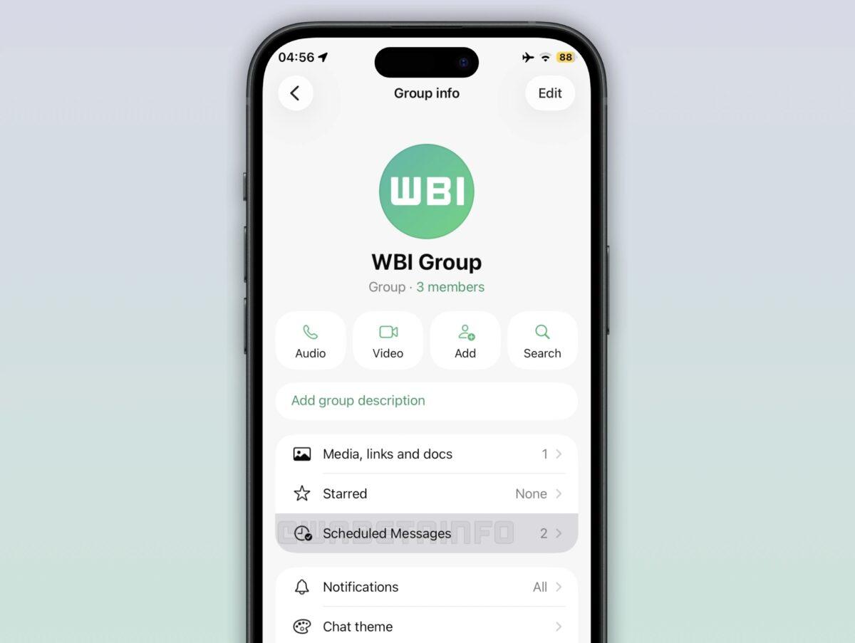 Scheduled Messages Spotted in WhatsApp Beta