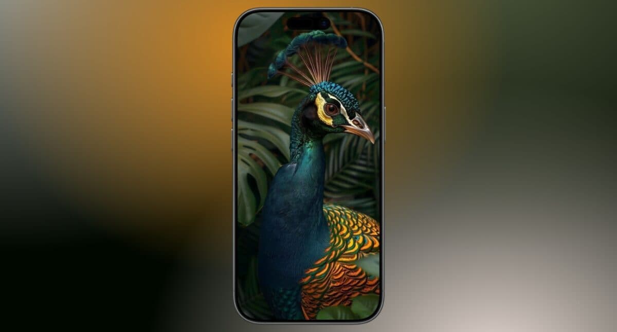 Peacock portrait with rich and artistic detail