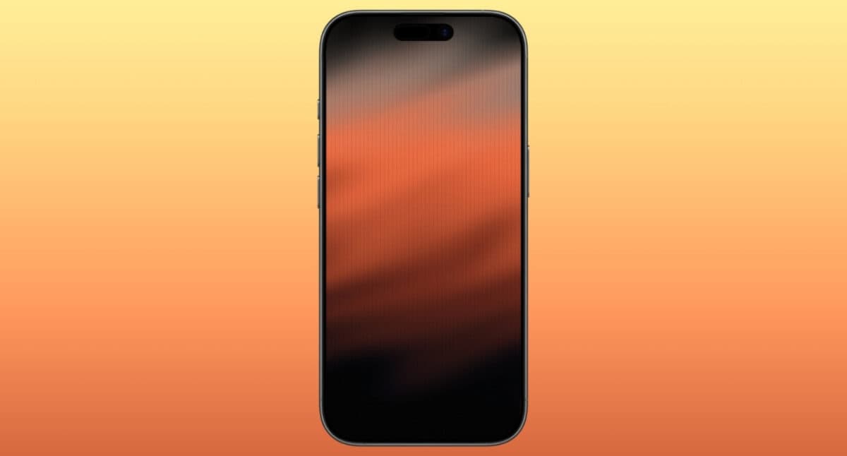 Sunset linear blur wallpaper