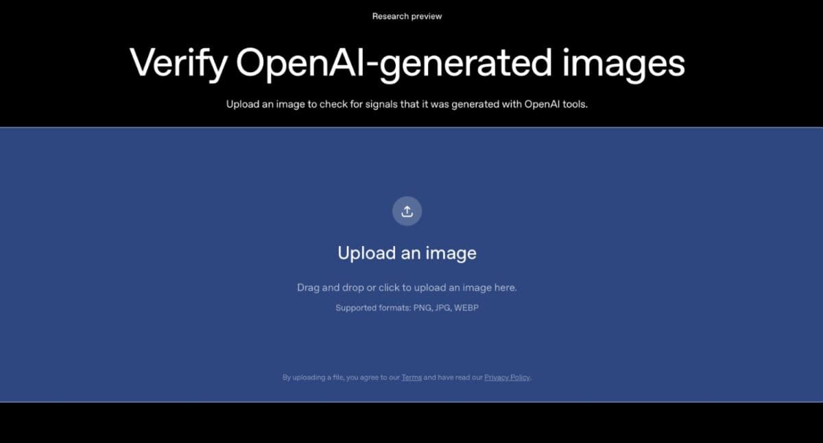 What is OpenAI’s image verification tool