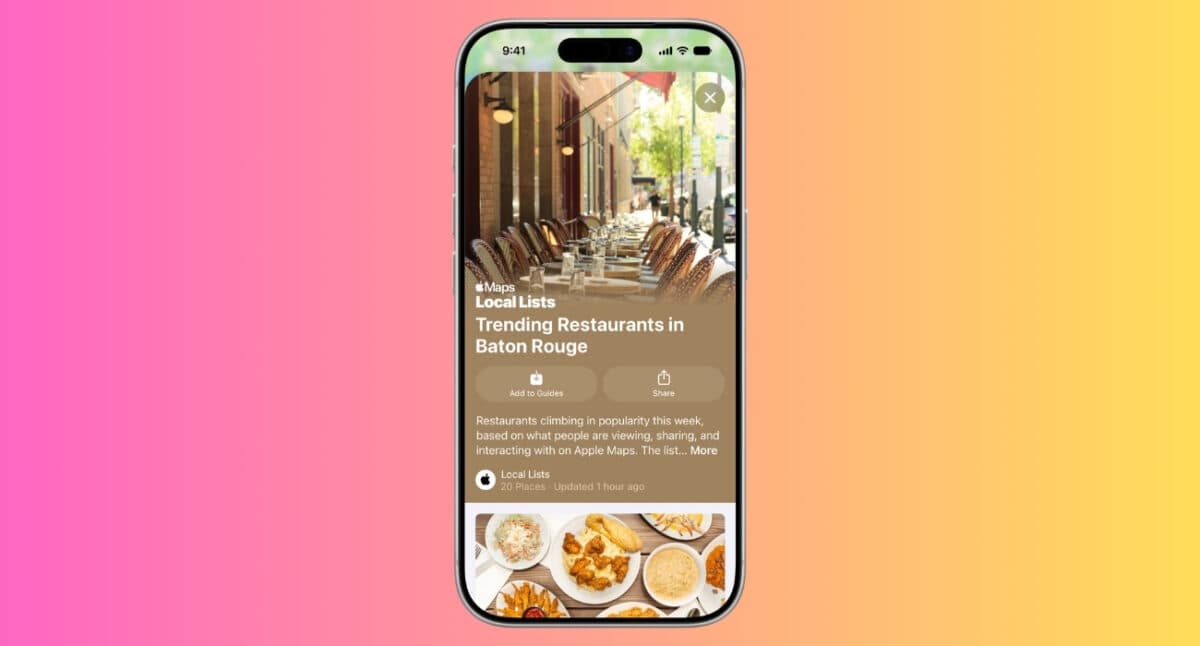 Find trending restaurants