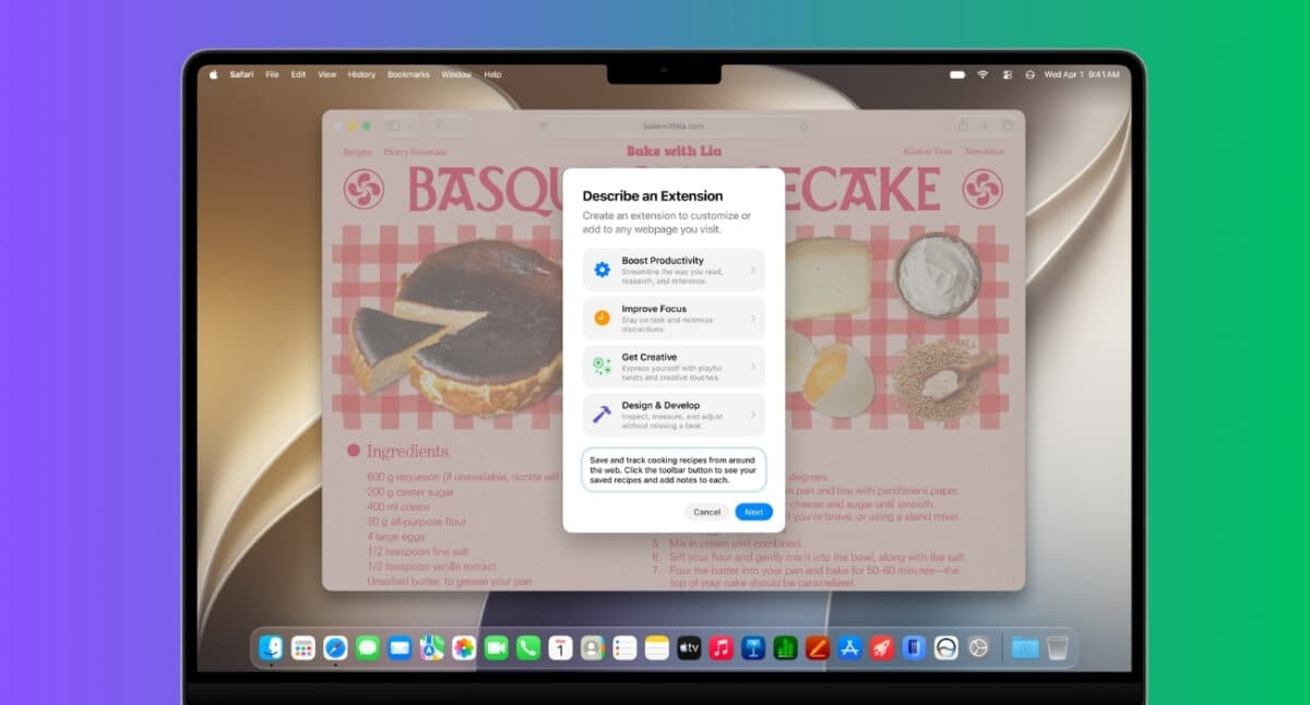 Safari AI-powered tab organization