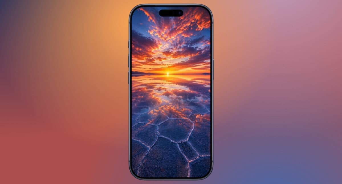 Salt flat mirror