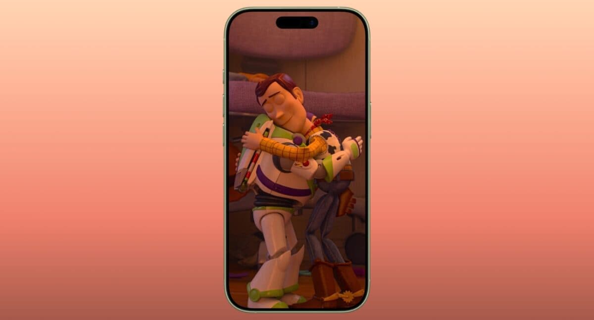 Emotional Woody and Buzz reunion