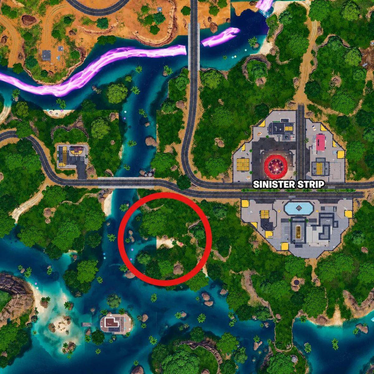 Harley quinn location fortnite