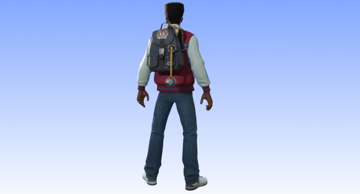 Lucas' Backpack back bling