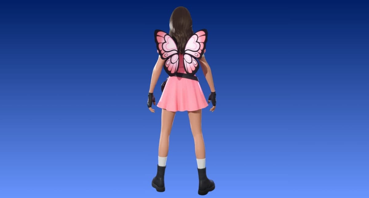 Olivia Butterfly Wings back bling