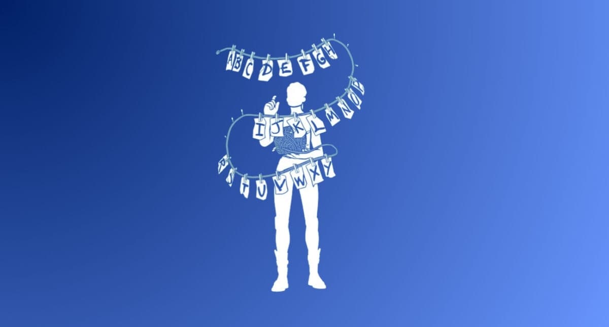 Upside down Alphabet emote