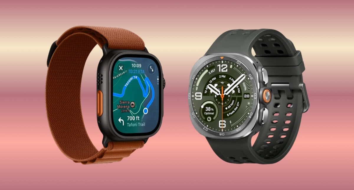 Display quality Samsung Galaxy Watch Ultra 2 vs Apple Watch Ultra 3