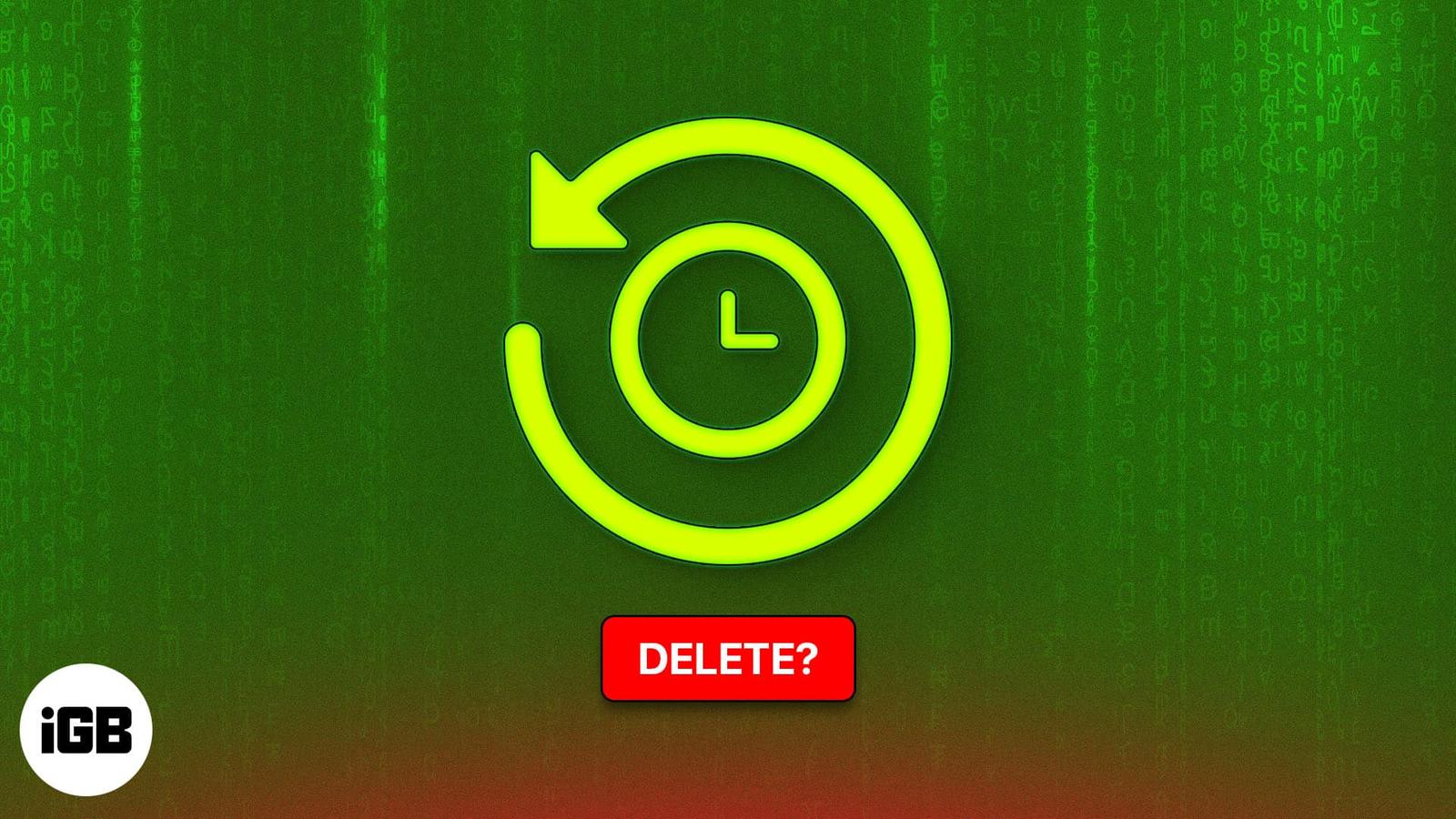 How to Delete Time Machine Backups on Mac (4 ways)