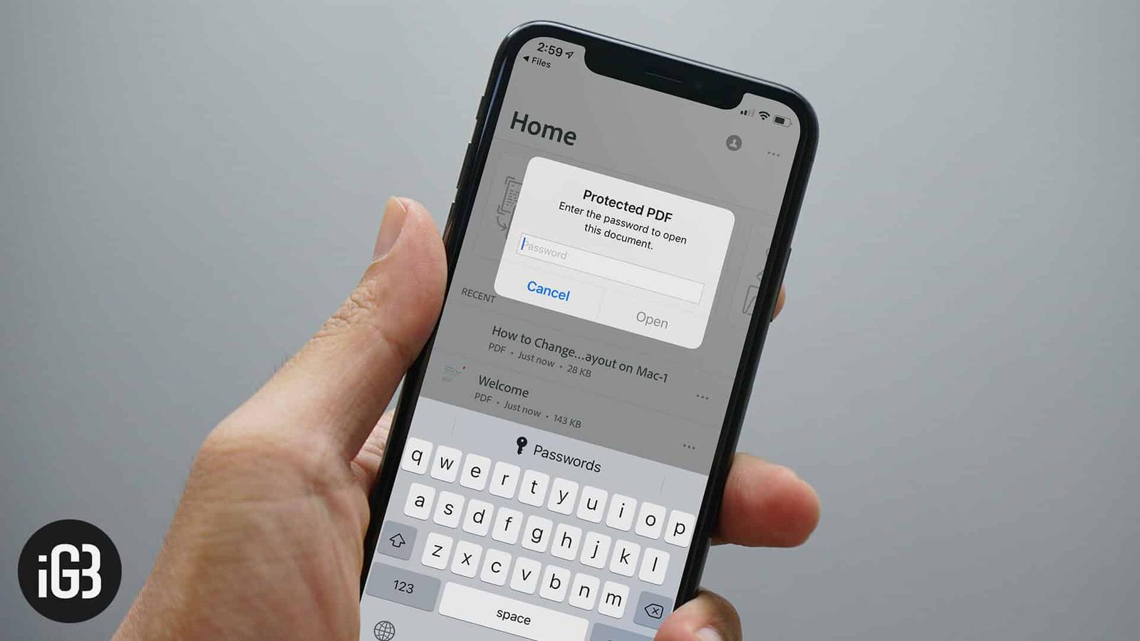 How to Encrypt a PDF File on iPhone or iPad