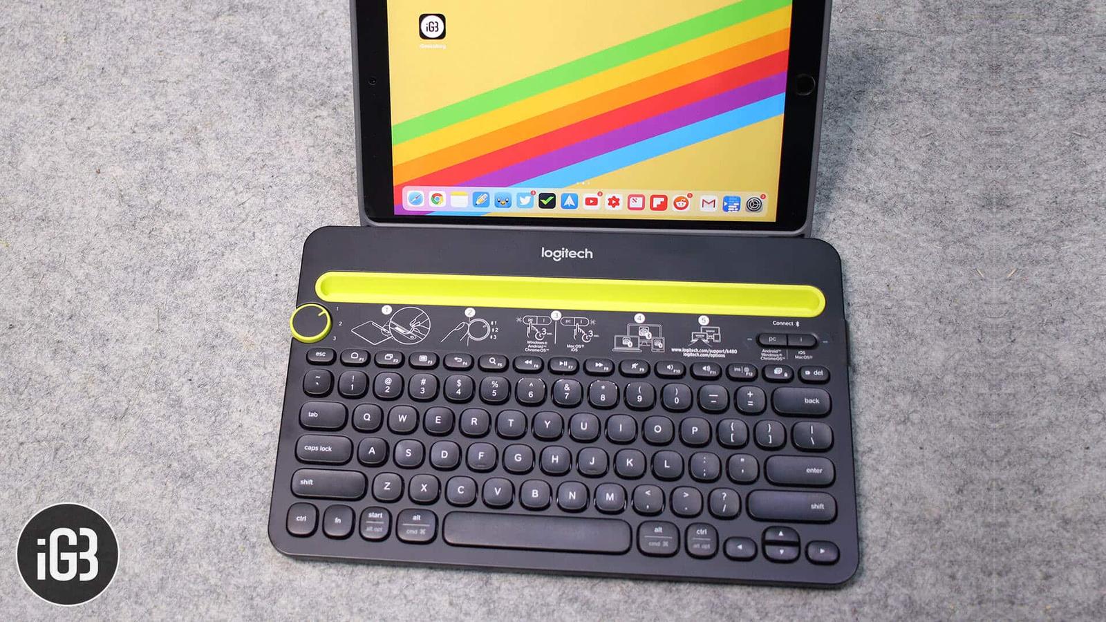 Logitech K480 Multi-Device Wireless Keyboard for iPhone