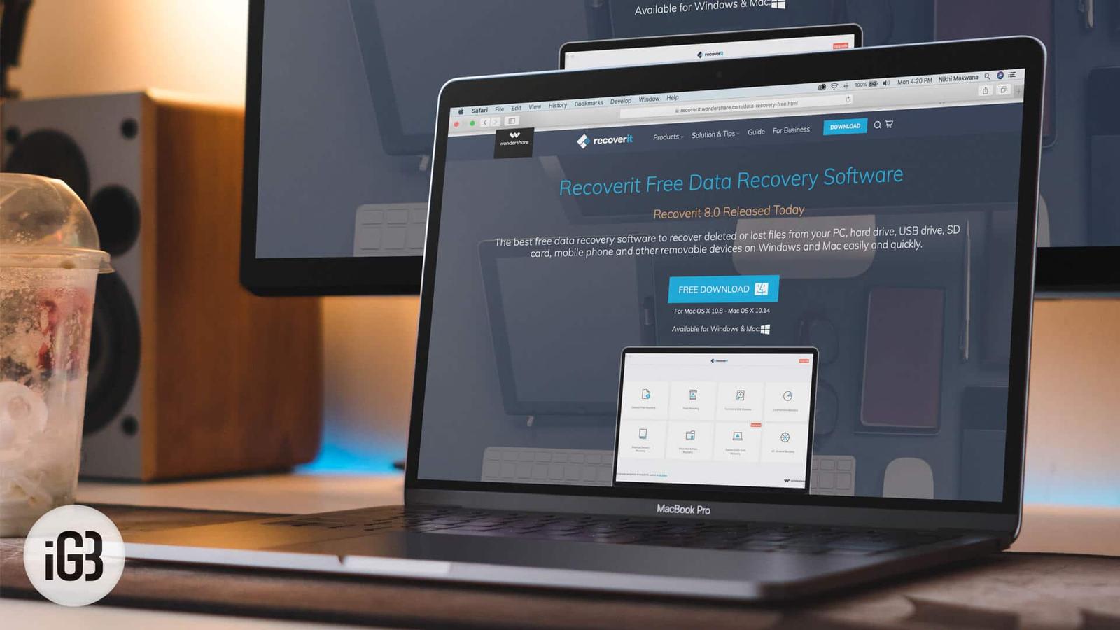 Recoverit 8.0 Data Recovery for Mac and Windows