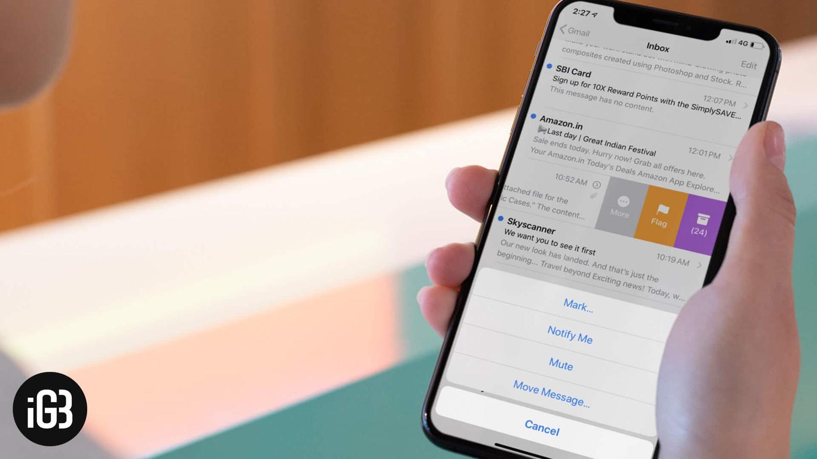 How to organize email threads in Apple Mail for iPhone and iPad
