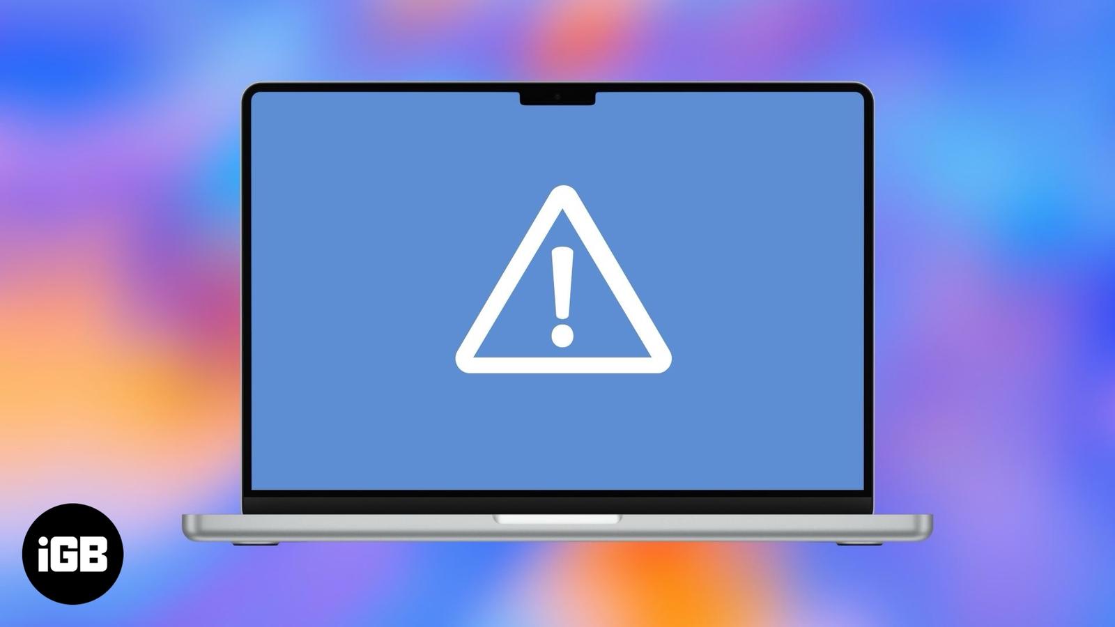 How to fix blue screen on your Mac