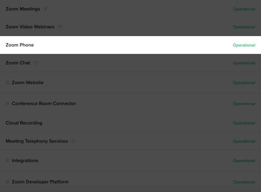 Check Zoom Servers for iPhone