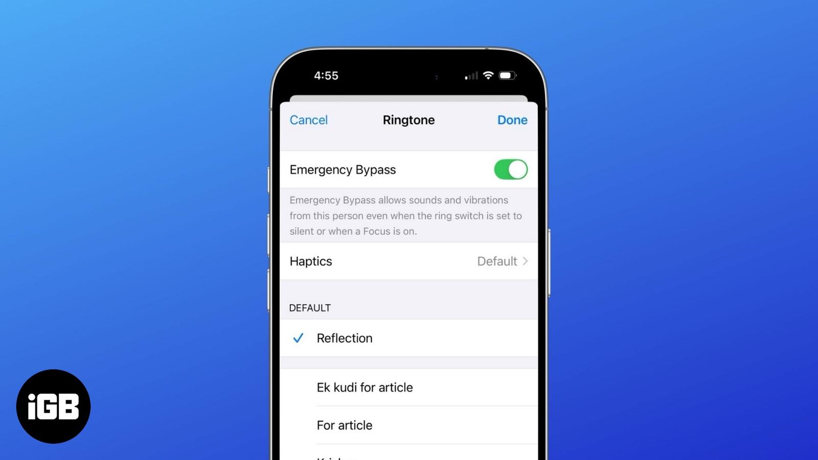 How to Emergency Bypass for a call or text on iPhone