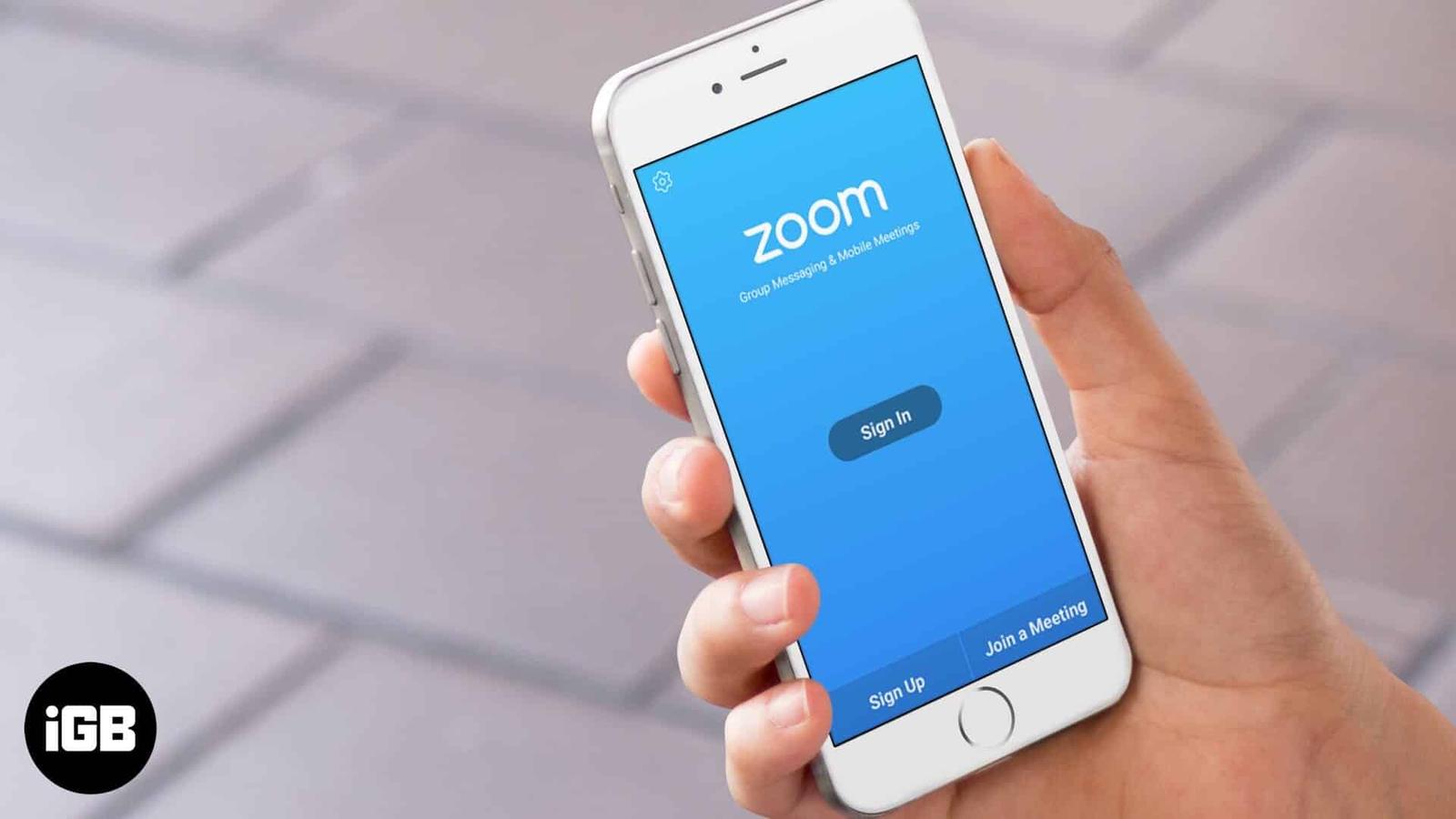 Zoom app not working on iPhone ? How to Fix it