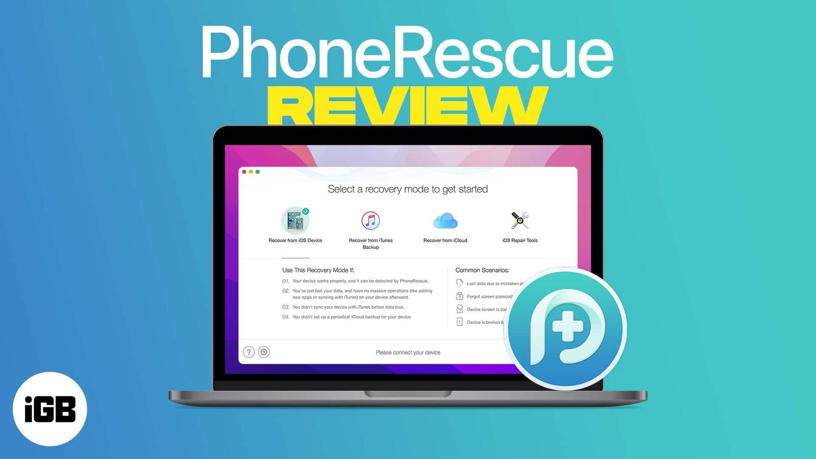 iMobie PhoneRescue iPhone Data Recovery Software