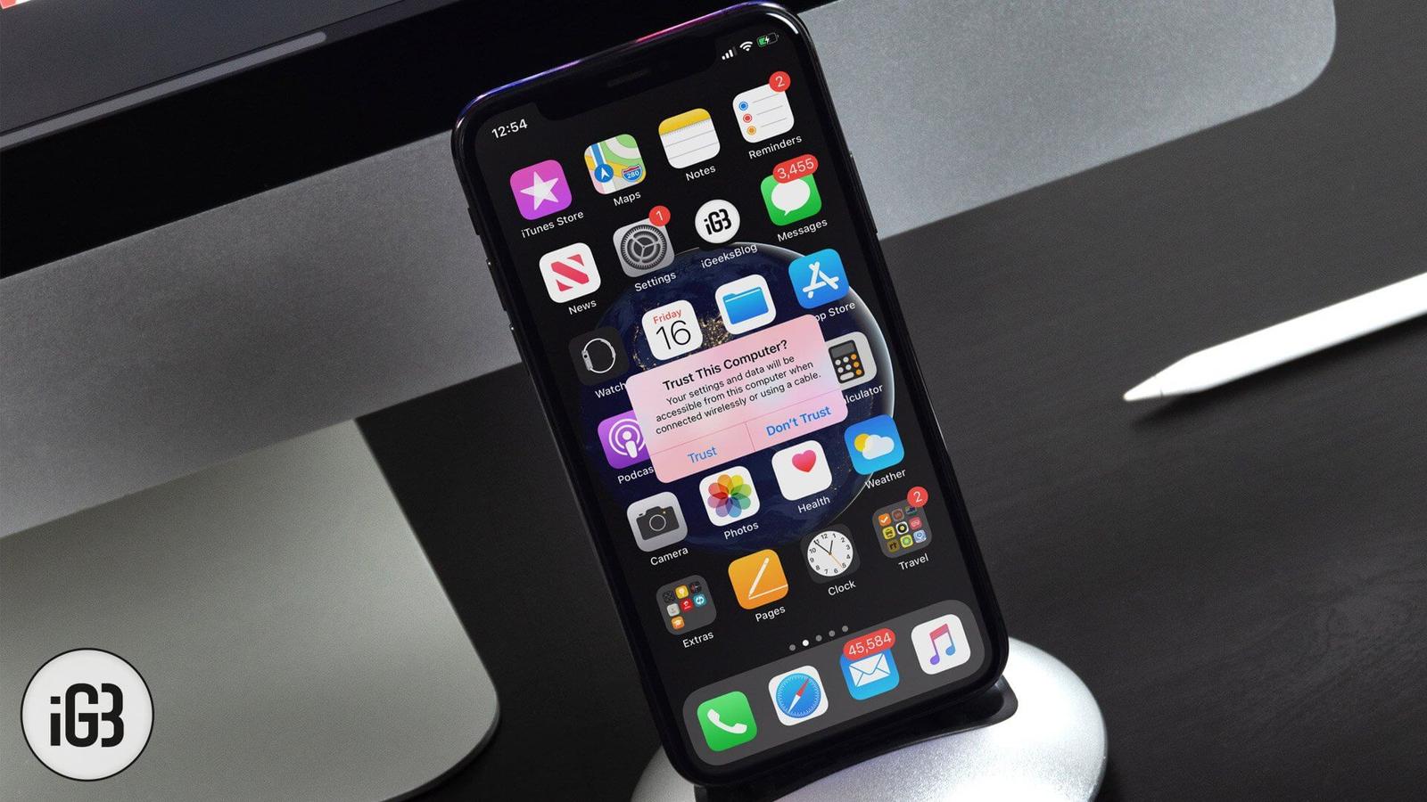 How to Undo ‘Don’t Trust’ This Computer on iPhone