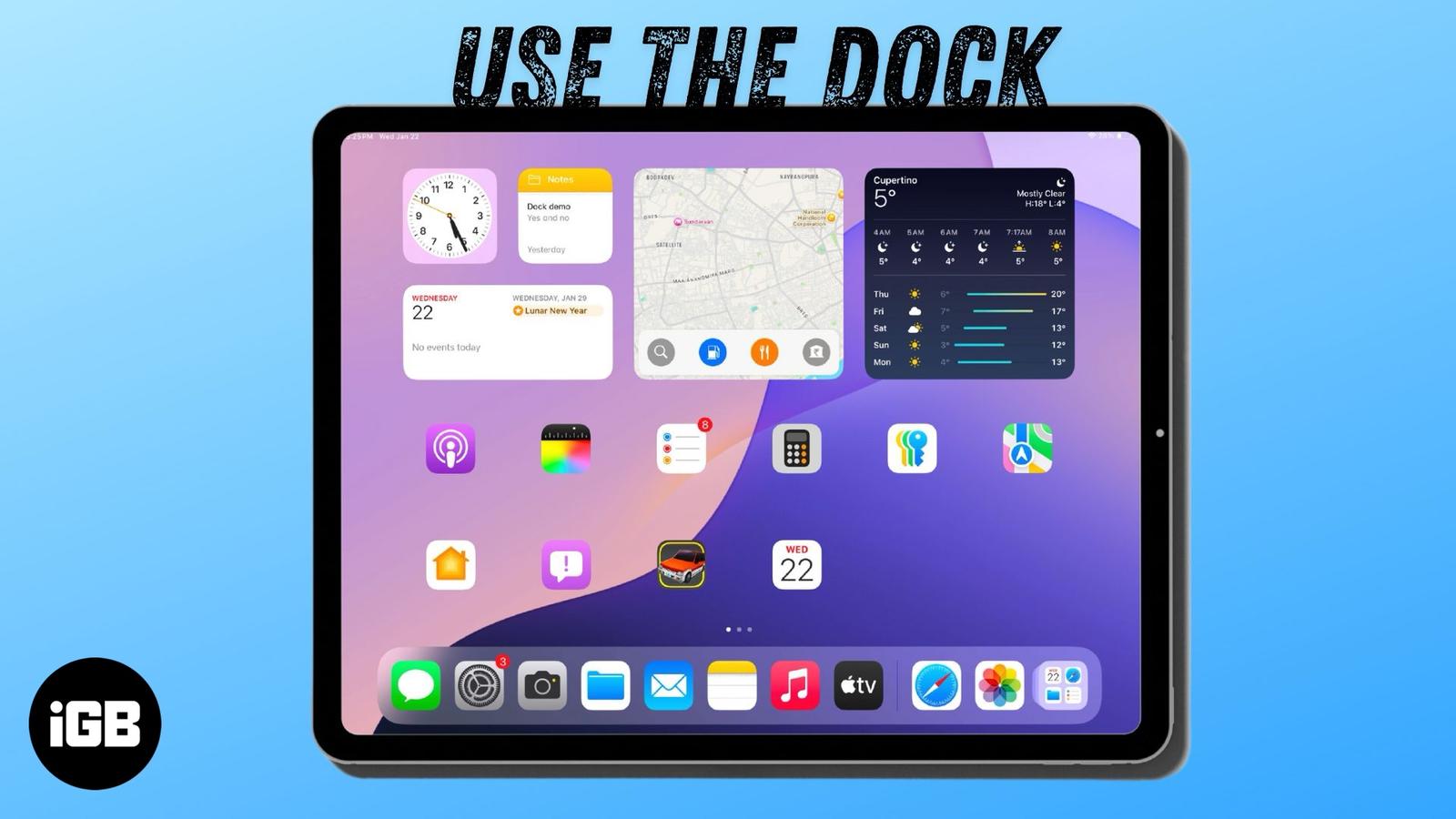 How to Use the Dock on iPad (with iPadOS 26 Features)