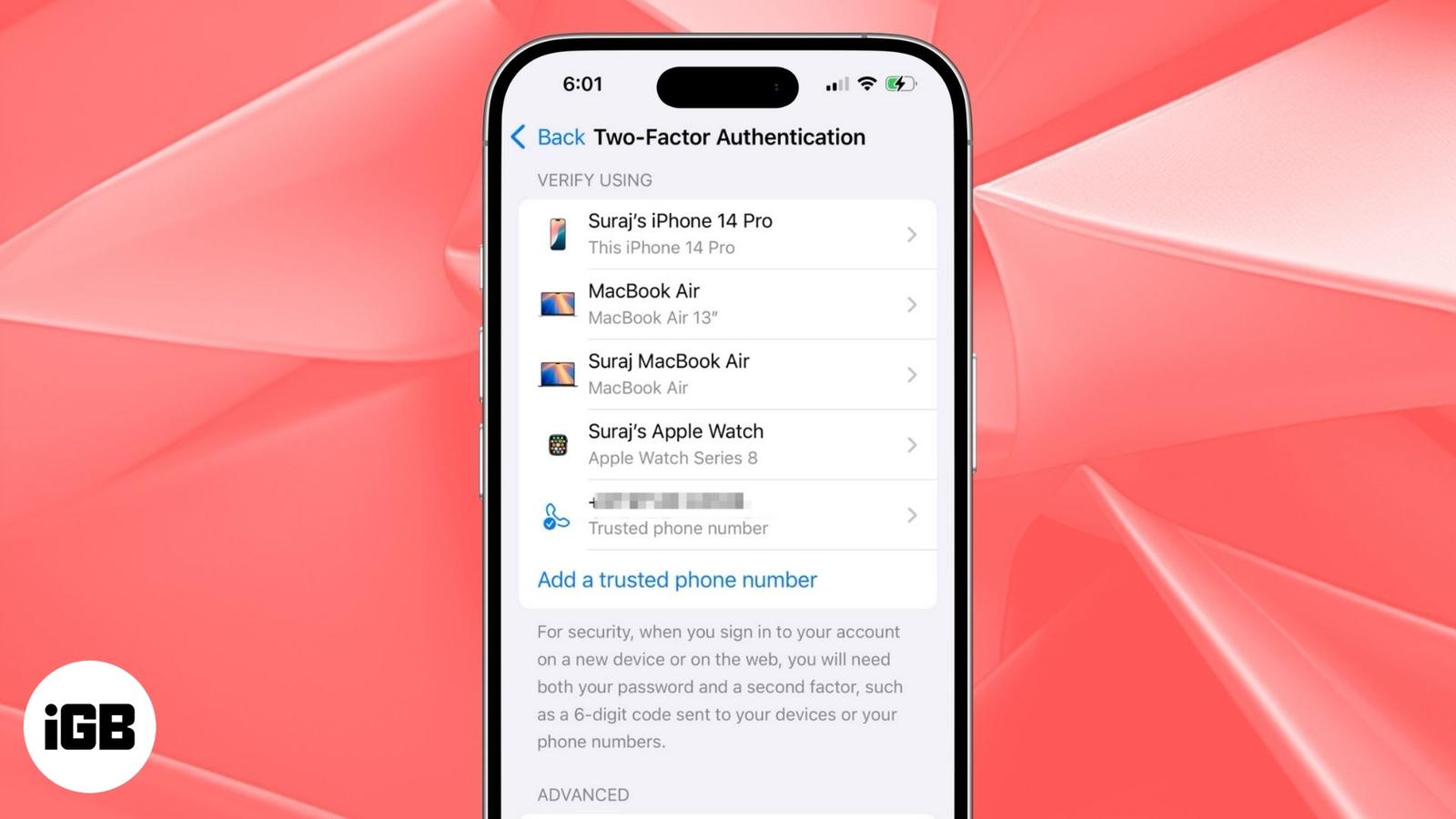 How to secure your Apple Account with two-factor authentication