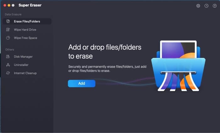 Add and select files using DoYourData