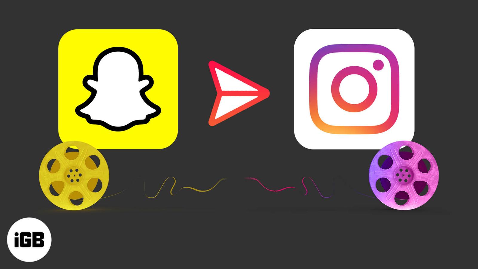How to upload Snapchat snaps to Instagram stories on iPhone
