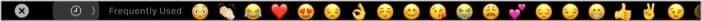 Use emojis easily from the Mac Touch Bar