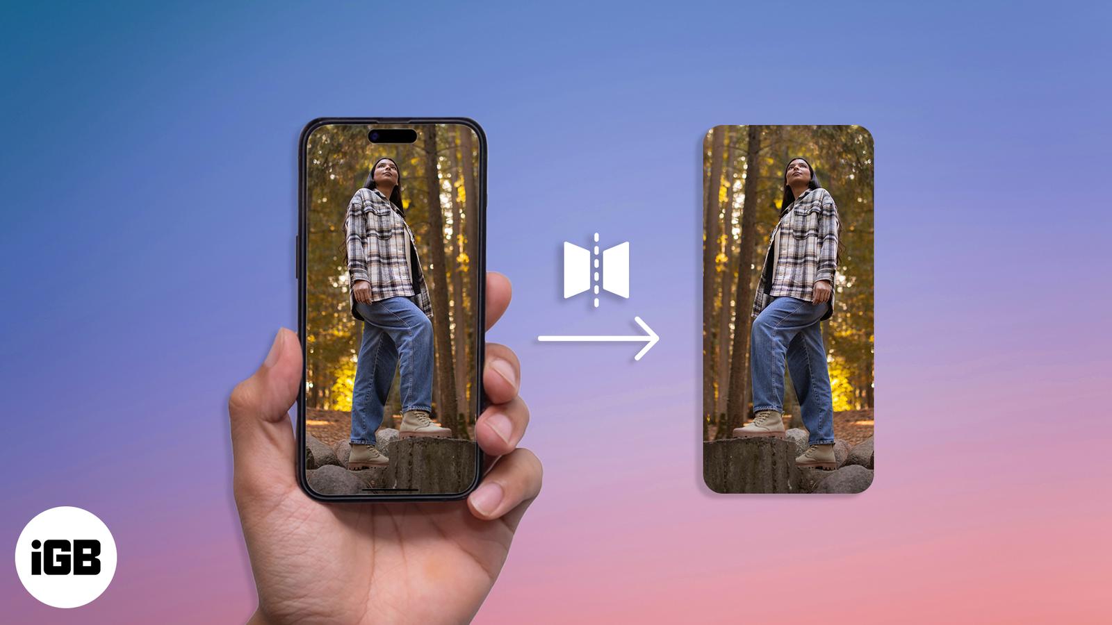 How to Flip a Photo on iPhone or iPad (And Stop Selfies from Auto-Reversing)