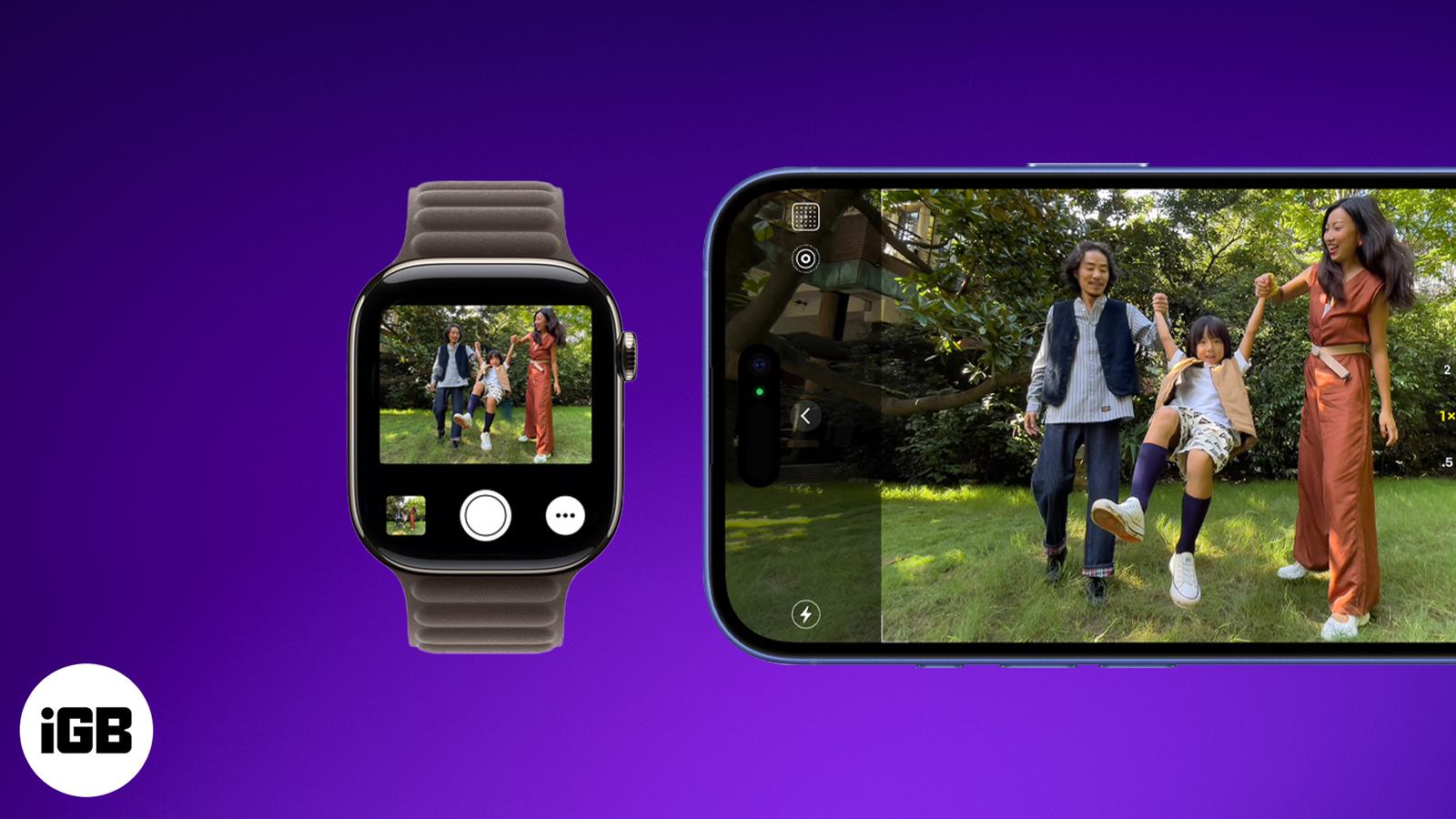 Apple Watch Camera Remote App: More Powerful Than You Think