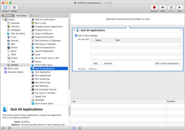 Create Workflow For Macro On Mac