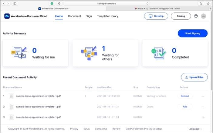Easily access documents anywhere with Wondershare Document Cloud