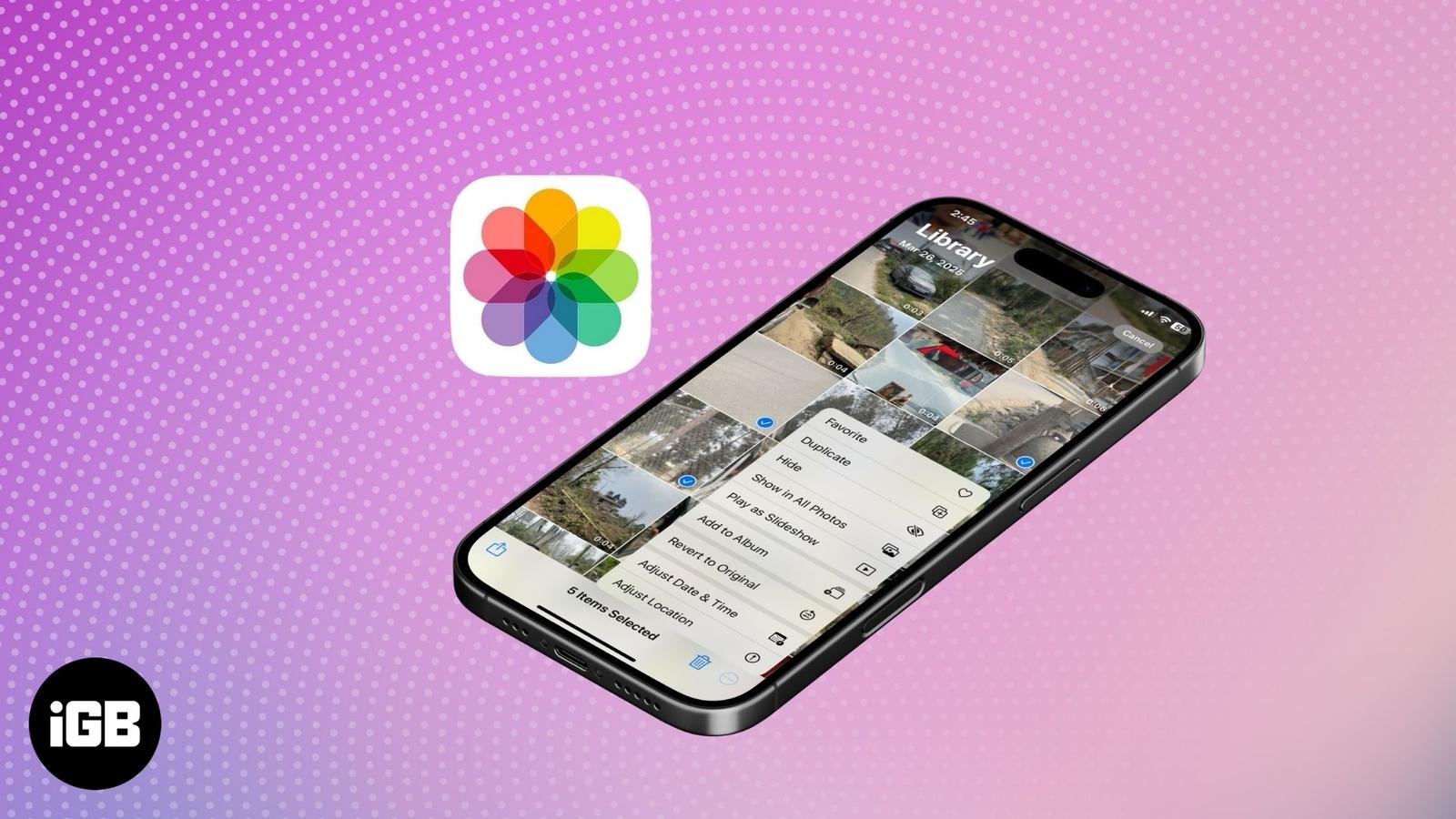 How to turn off location on iPhone photos and videos