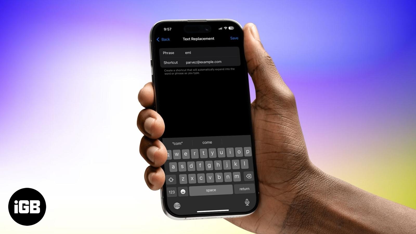 How to Set up Text Replacement on Your iPhone, iPad, and Mac