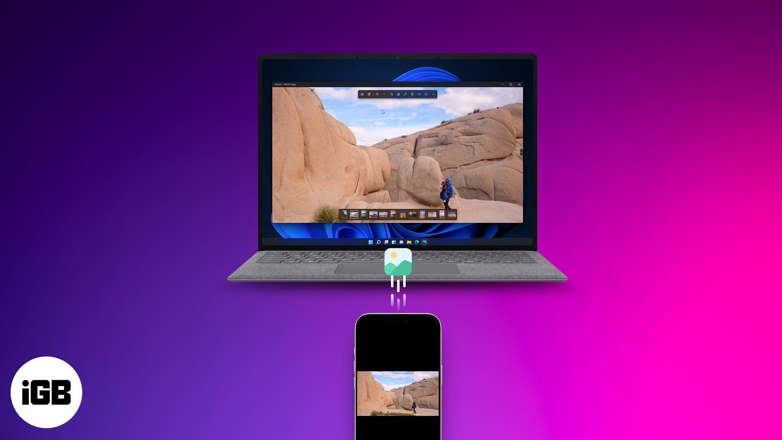 Transfer photos and videos from iPhone to Mac and Windows PC.