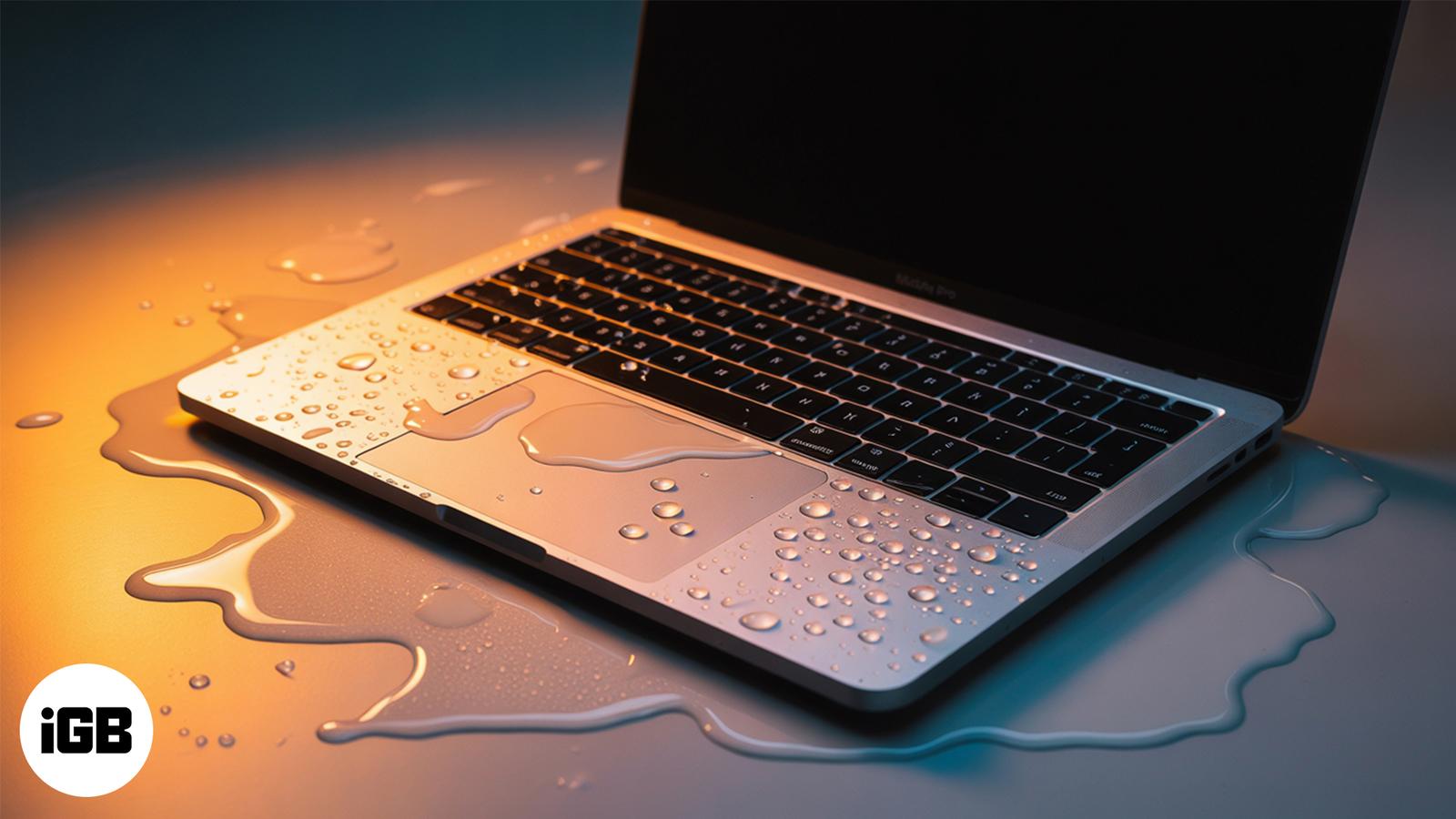 Spilled Water on Your MacBook? Do This Immediately to Save It
