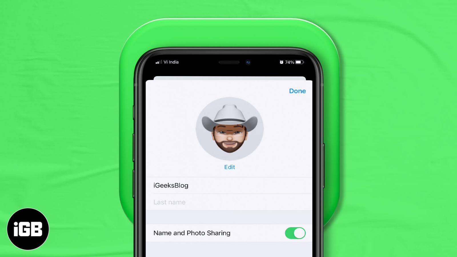 How to customize your iMessage profile on iPhone