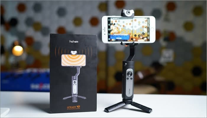 Hohem isteady v2 gimbal at a glance
