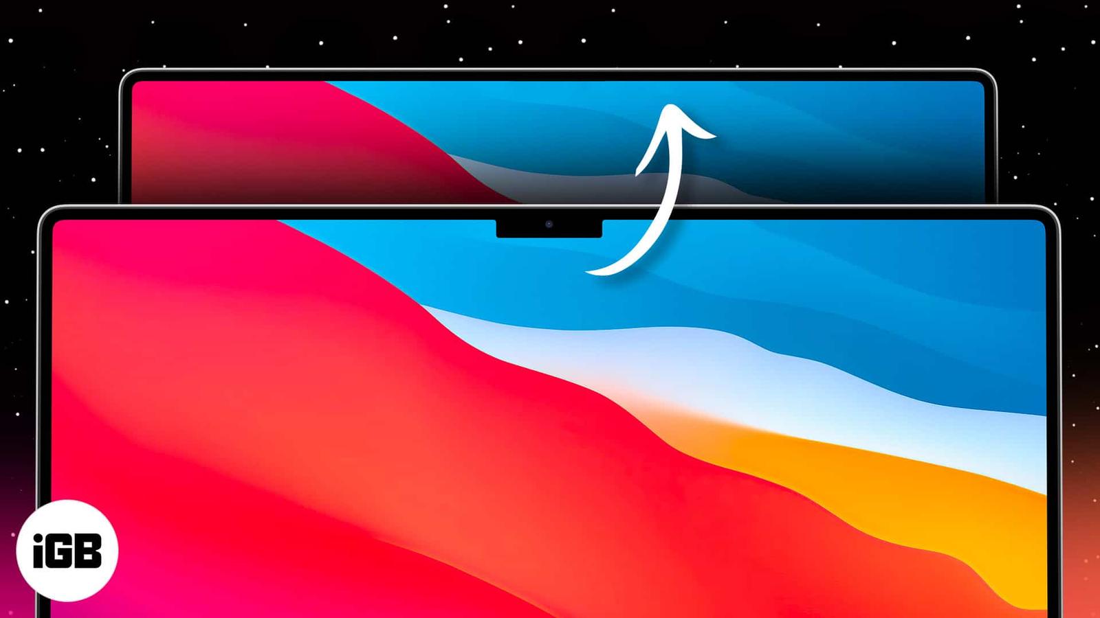 How to hide the MacBook Pro notch