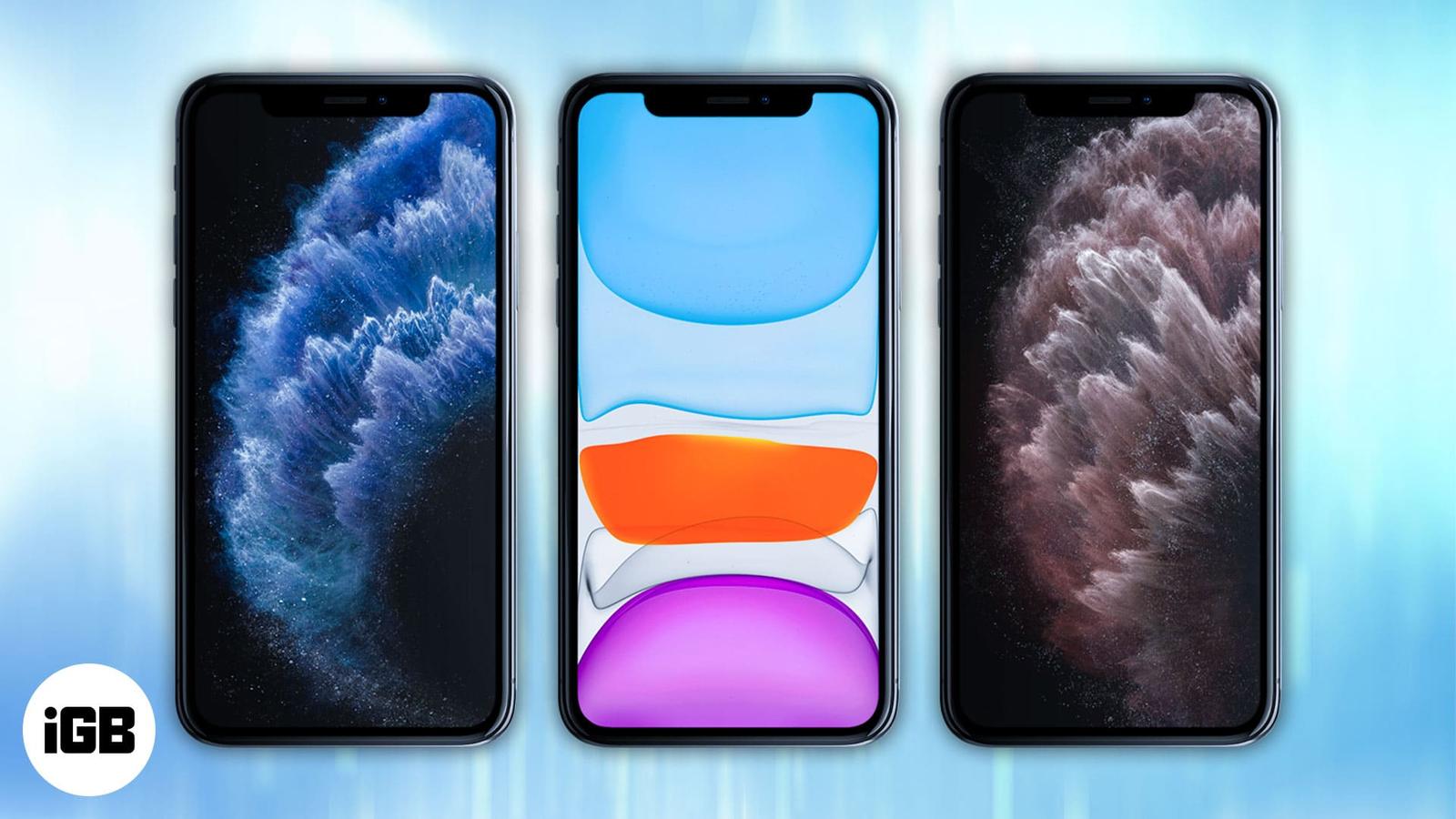 Download the new iPhone 11 Pro stock wallpapers