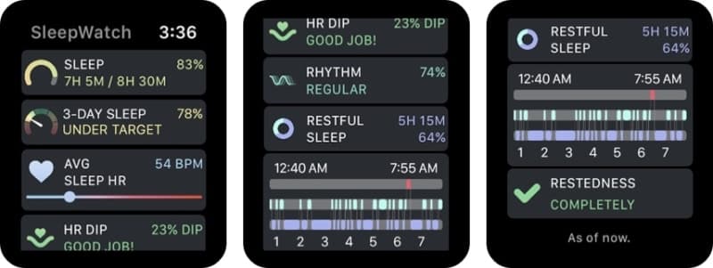 Sleep Watch by Bodymatter Apple Watch app