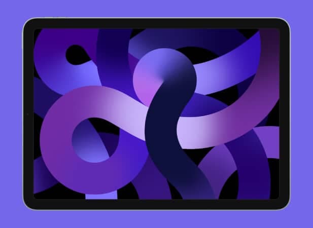 Purple iPad Air 5 wallpaper
